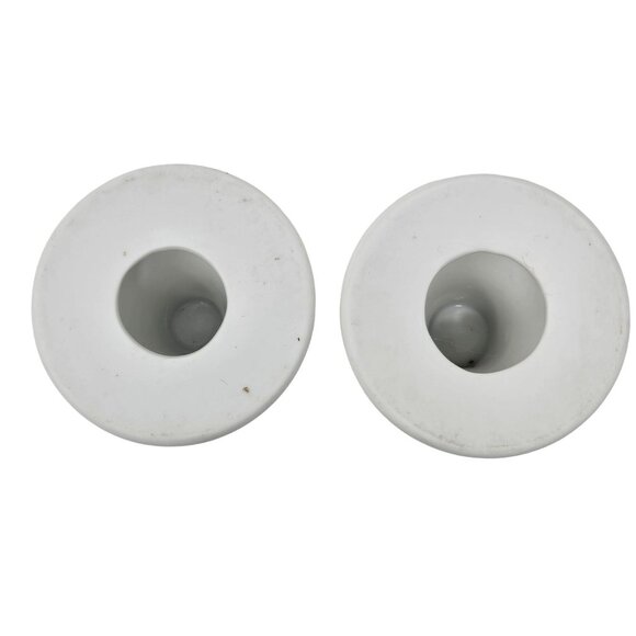 Vtg 80s Christmas Decor Woolworth Candlesticks Holly Berries Pine Cones Japan - Picture 8 of 9